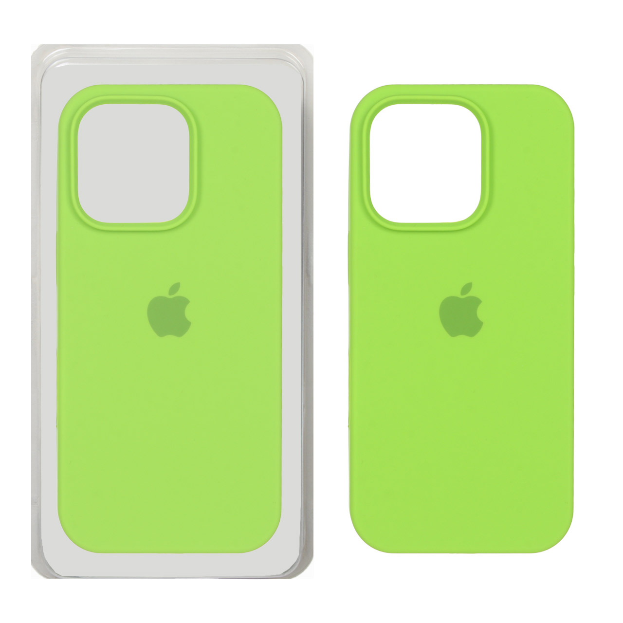 قاب سیلیکونی پاک کنی اورجینال Apple iPhone 16 Pro - سبز چمنی (پک اصلی)